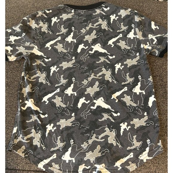 FORTNITE Boys Size Large 10/12 T-Shirt Graphic Print #0101531 Grey White - Picture 3 of 7